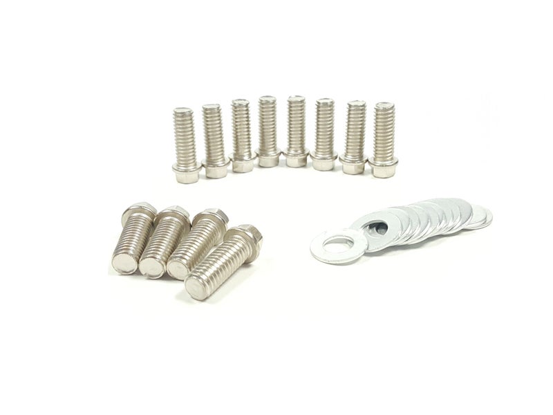 JBKE SBC Exhaust Manifold header Bolt Kit for Small Block Chevy 265 283 302 305 327 350 400 V8 header bolts - Image 1